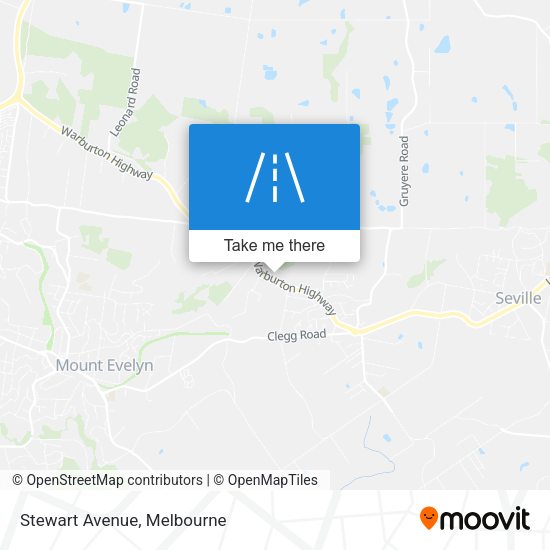 Stewart Avenue map