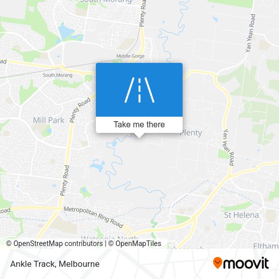 Ankle Track map