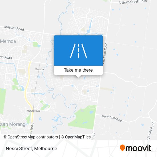 Nesci Street map