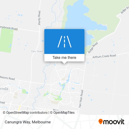 Canungra Way map