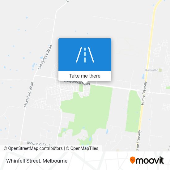 Whinfell Street map