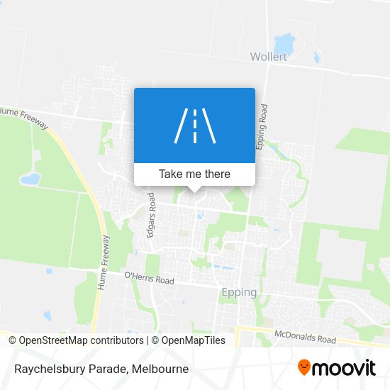 Raychelsbury Parade map