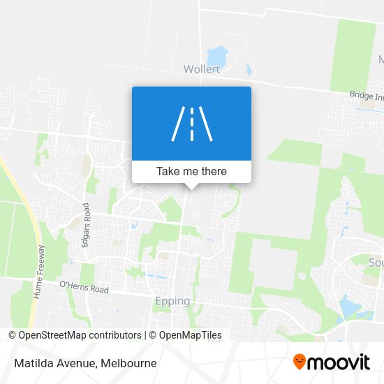 Matilda Avenue map