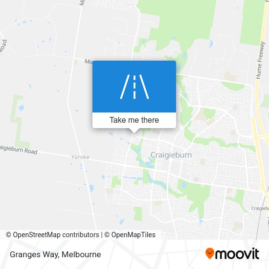 Granges Way map