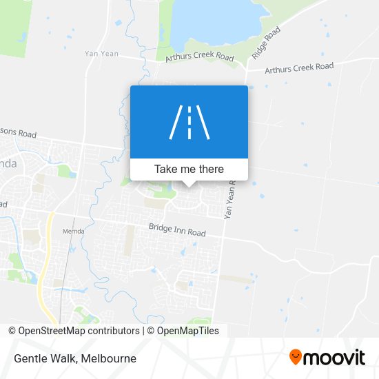 Gentle Walk map