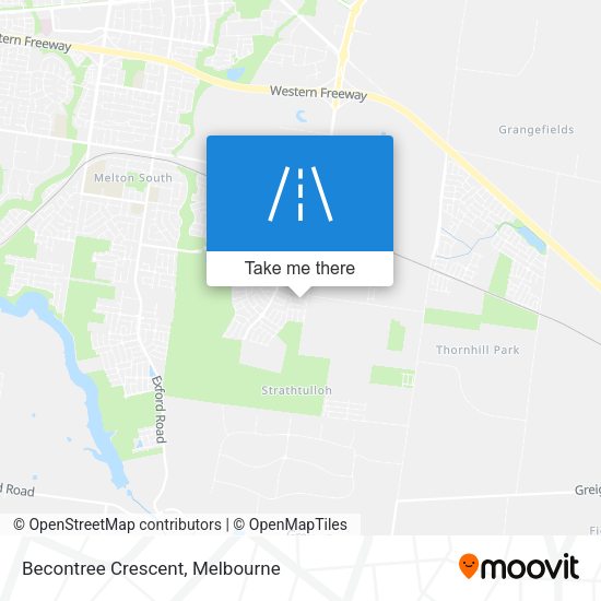Becontree Crescent map
