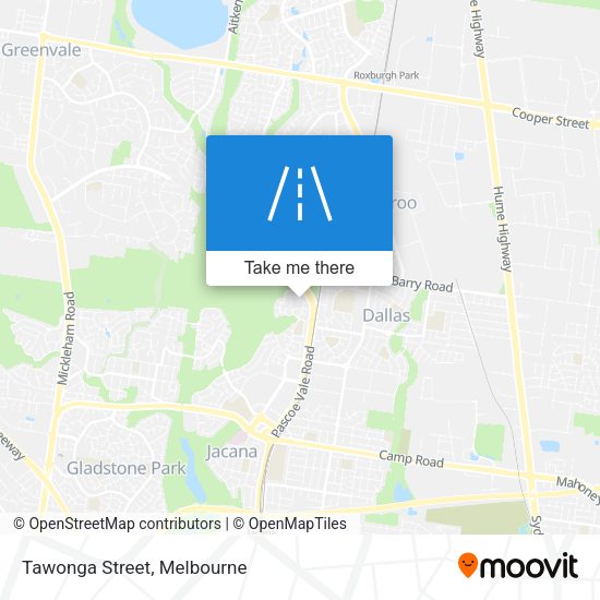 Tawonga Street map