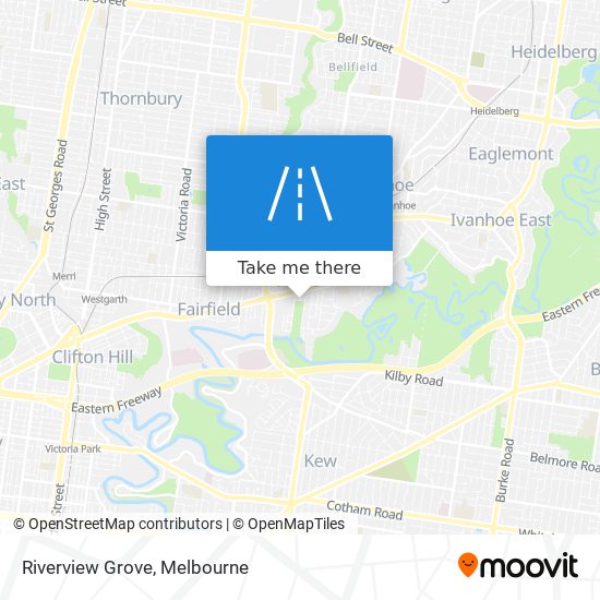 Mapa Riverview Grove