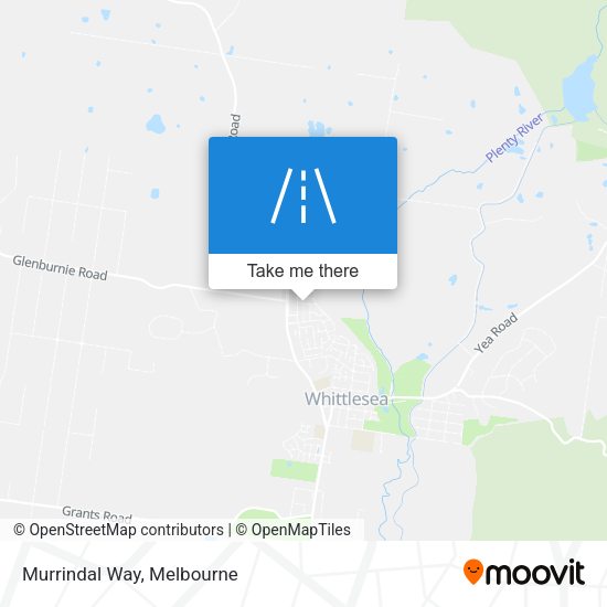 Murrindal Way map