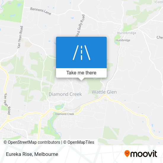 Eureka Rise map