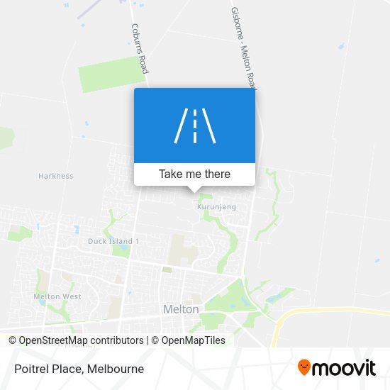 Poitrel Place map