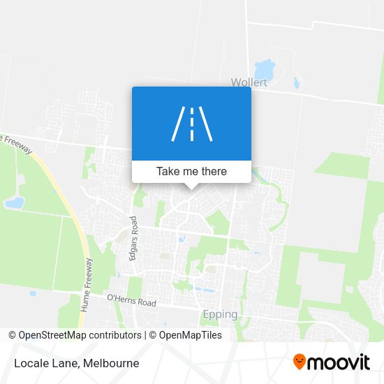 Locale Lane map