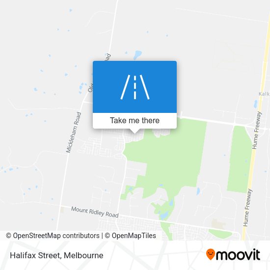 Halifax Street map