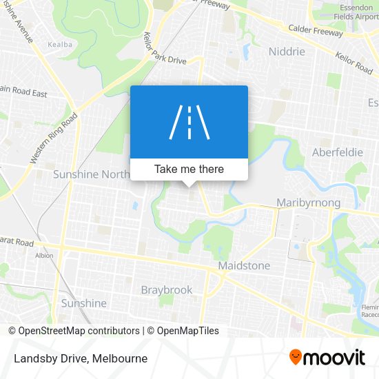 Landsby Drive map