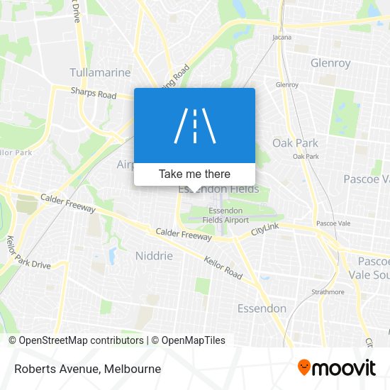 Roberts Avenue map