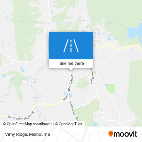 Vimy Ridge map