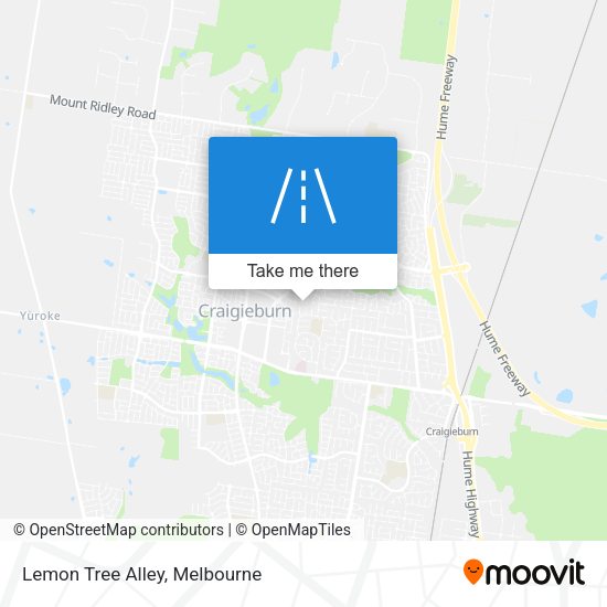 Lemon Tree Alley map