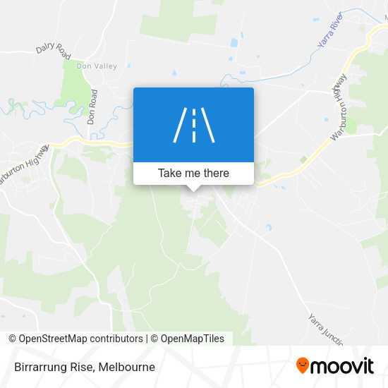 Birrarrung Rise map