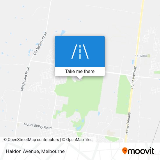 Haldon Avenue map