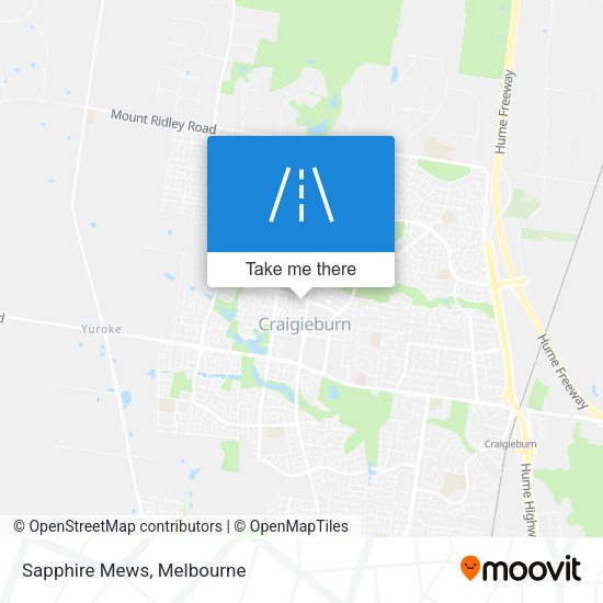 Sapphire Mews map