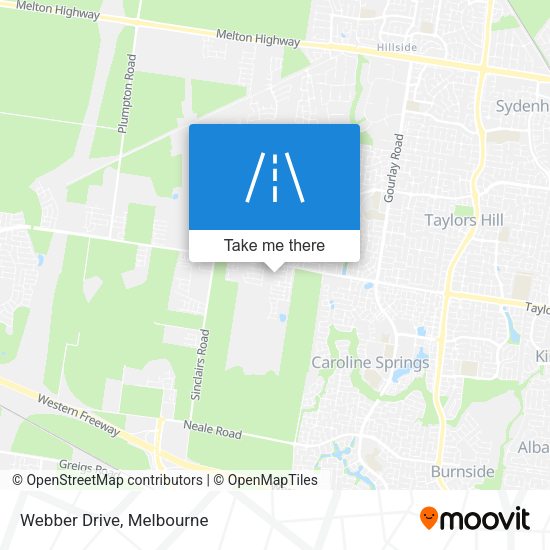 Webber Drive map