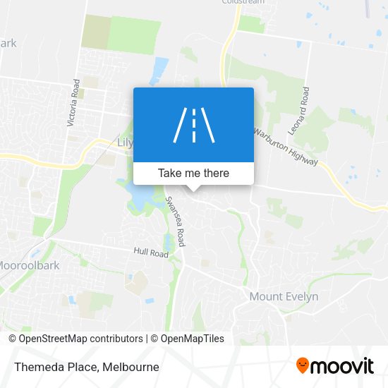 Themeda Place map
