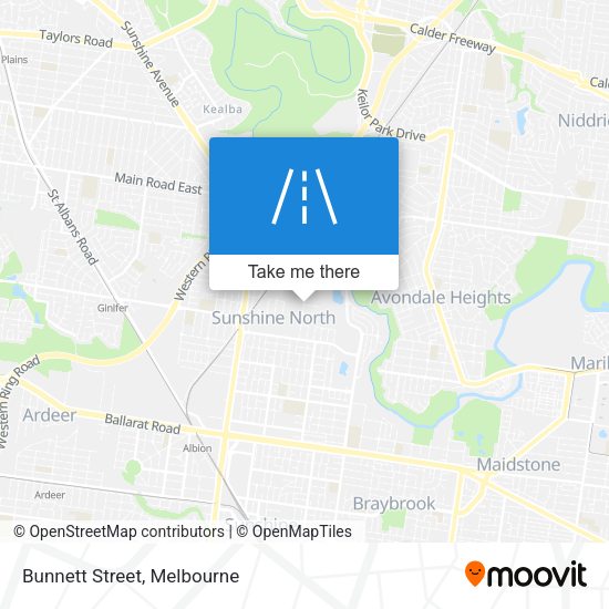 Bunnett Street map