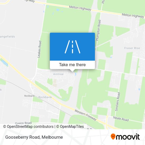 Gooseberry Road map