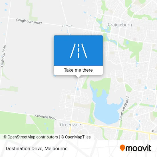 Mapa Destination Drive