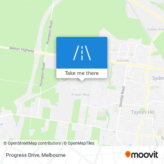Progress Drive map