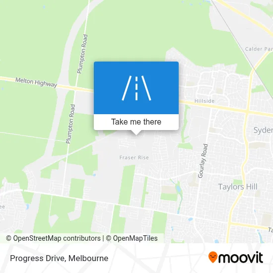 Mapa Progress Drive