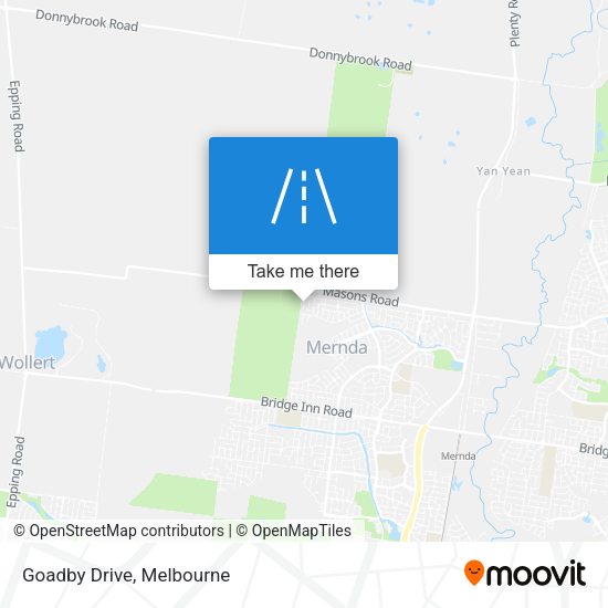 Goadby Drive map
