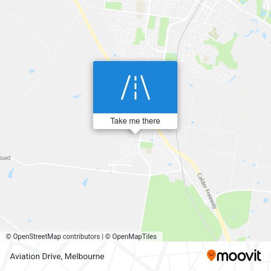 Aviation Drive map