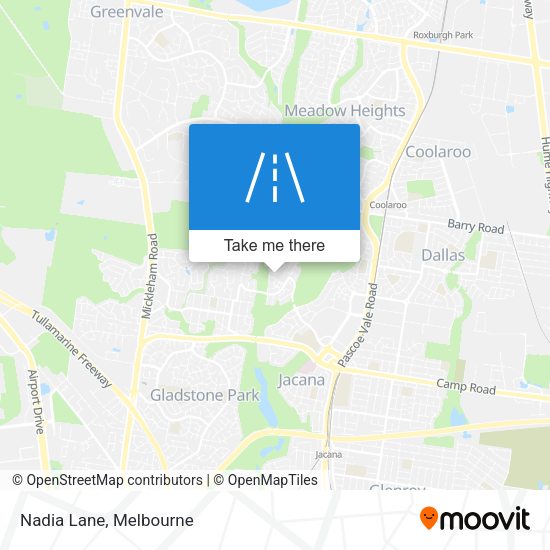 Nadia Lane map
