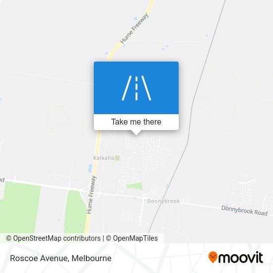 Roscoe Avenue map