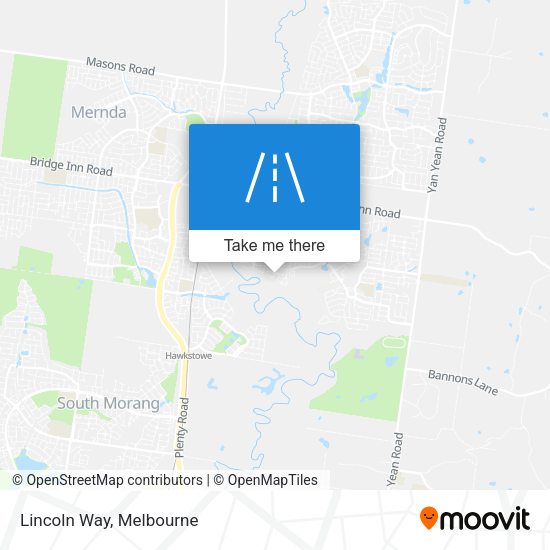Lincoln Way map