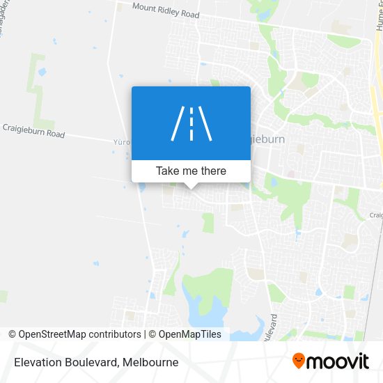 Elevation Boulevard map