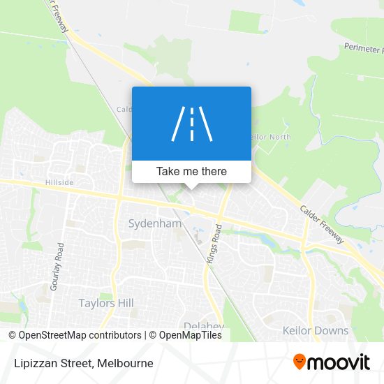 Lipizzan Street map