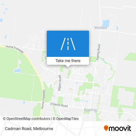 Cadman Road map