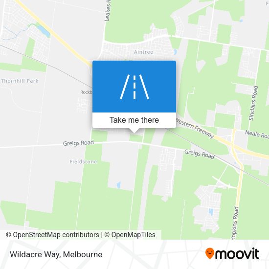 Wildacre Way map