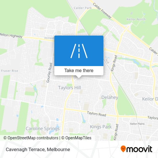 Cavenagh Terrace map