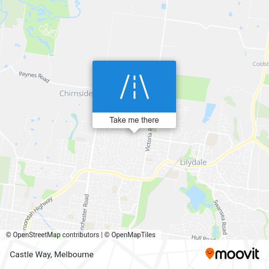 Castle Way map