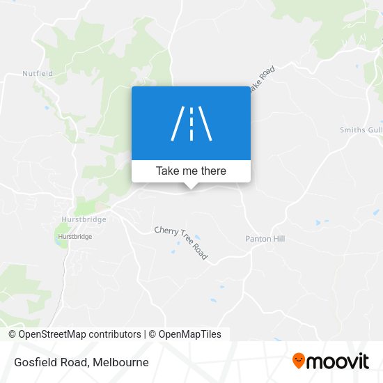 Gosfield Road map
