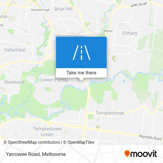 Yarrowee Road map
