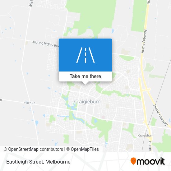 Eastleigh Street map