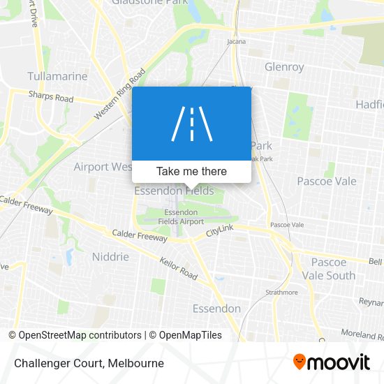 Challenger Court map