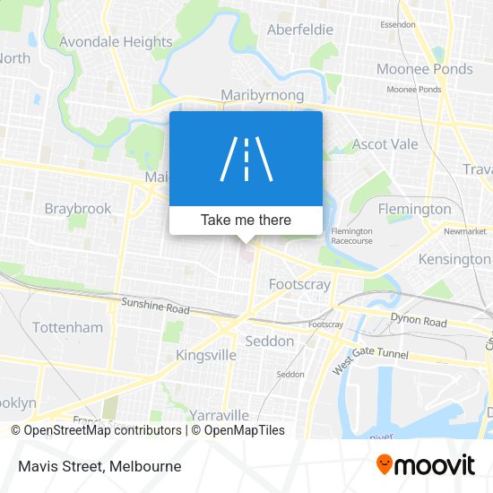 Mavis Street map
