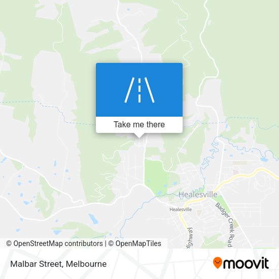 Malbar Street map
