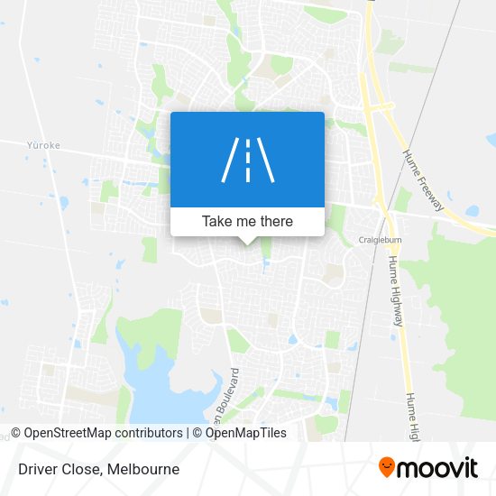 Driver Close map