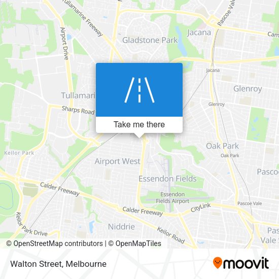 Walton Street map